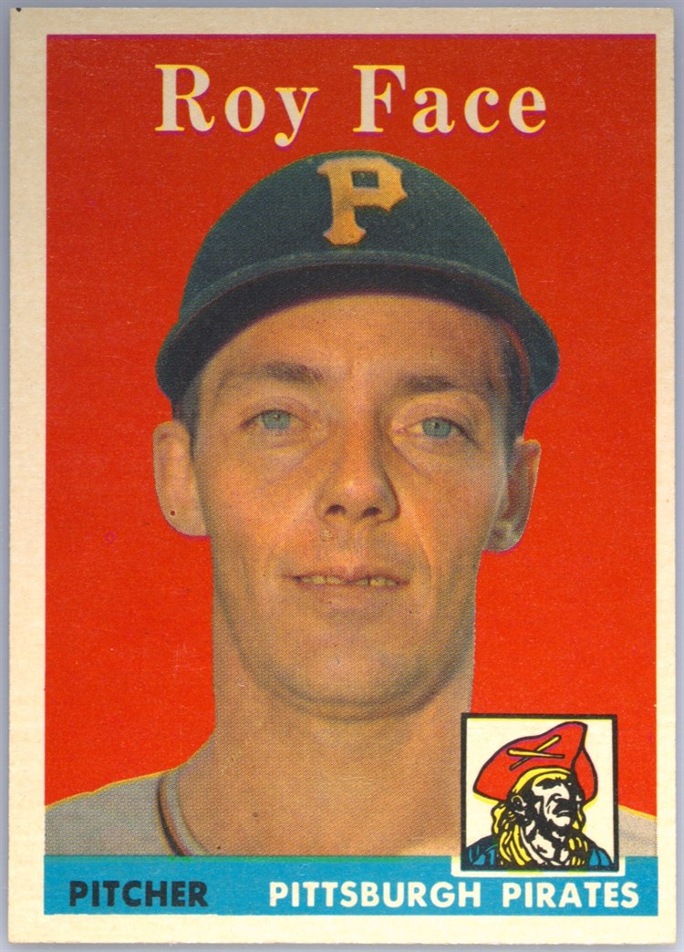 1958 Topps #74 Roy Face, Pittsburgh Pirates
