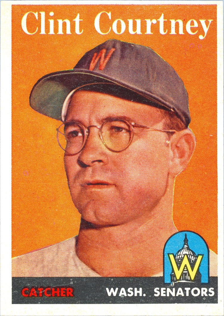1958 Topps #92 Clint Courtney, Washington Senators