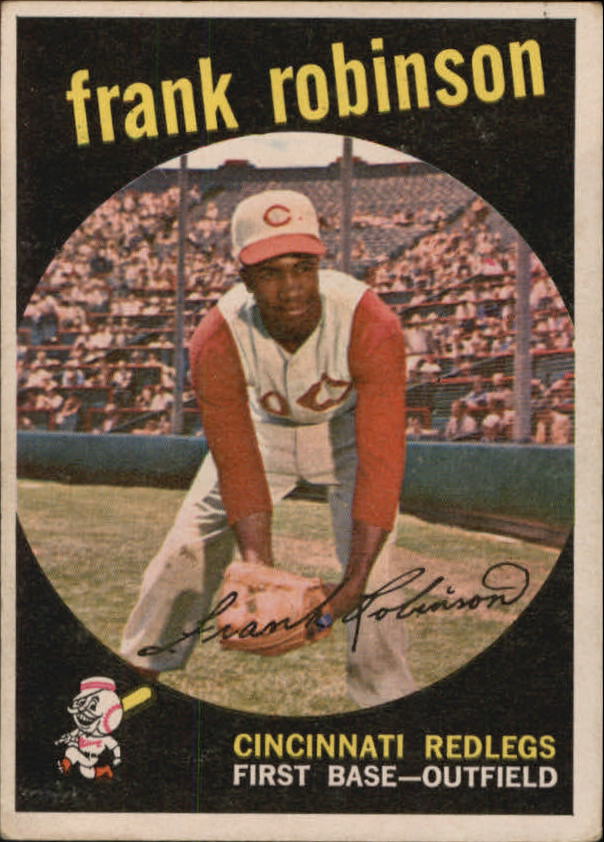 1959 Topps #435 Frank Robinson, Cincinnati Redlegs (front)