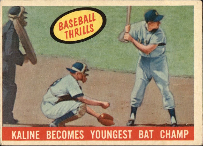 1959 Topps #463 Al Kaline, Detroit Tigers (front)