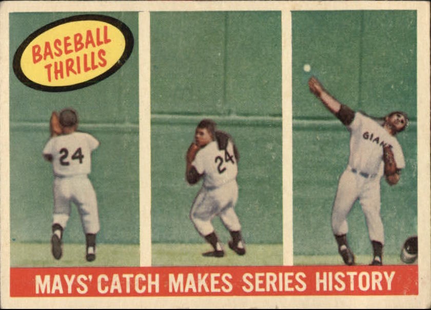 1959 Topps #464 Willie Mays, San Francisco Giants (front)