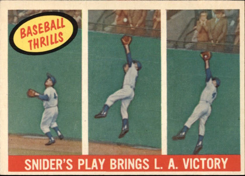 1959 Topps #468 Duke Snider, Los Angeles Dodgers (front)