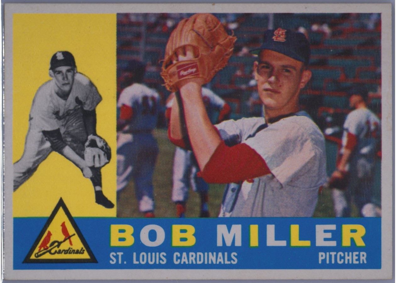 1960 Topps #101 Bob Miller, St. Louis Cardinals