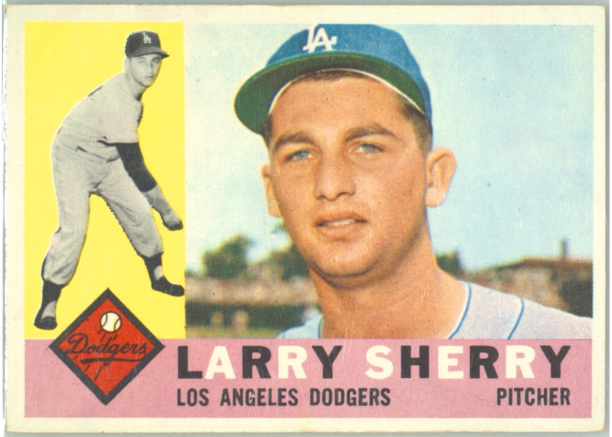 1960 Topps #105 Larry Sherry, Los Angeles Dodgers