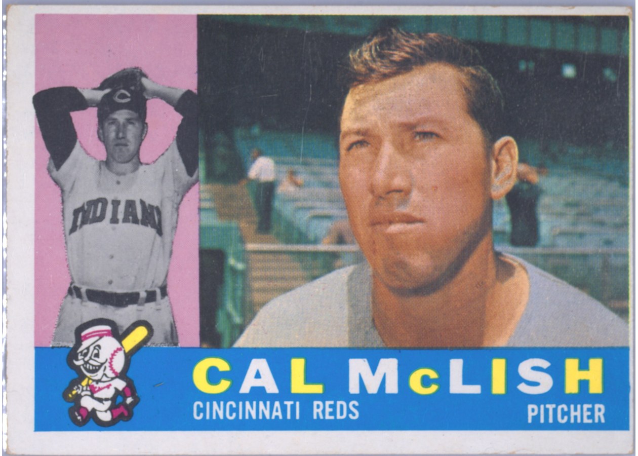 1960 Topps #110 Cal McLish, Cincinnati Reds