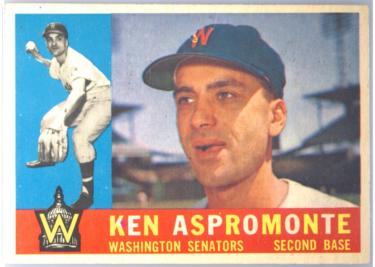 1960 Topps #114 Ken Aspromonte, Washington Senators