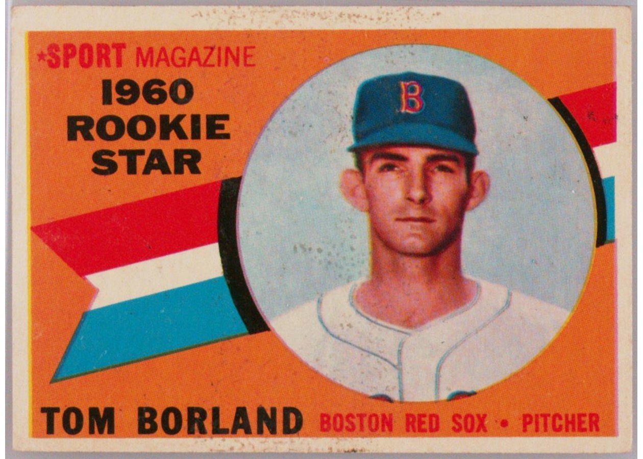 1960 Topps #117 Tom Borland, Boston Red Sox