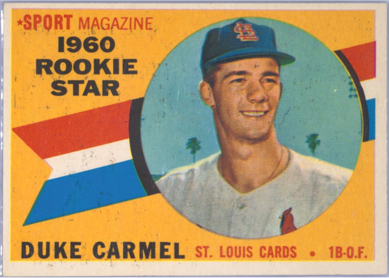 1960 Topps #120 Duke Carmel, St. Louis Cardinals