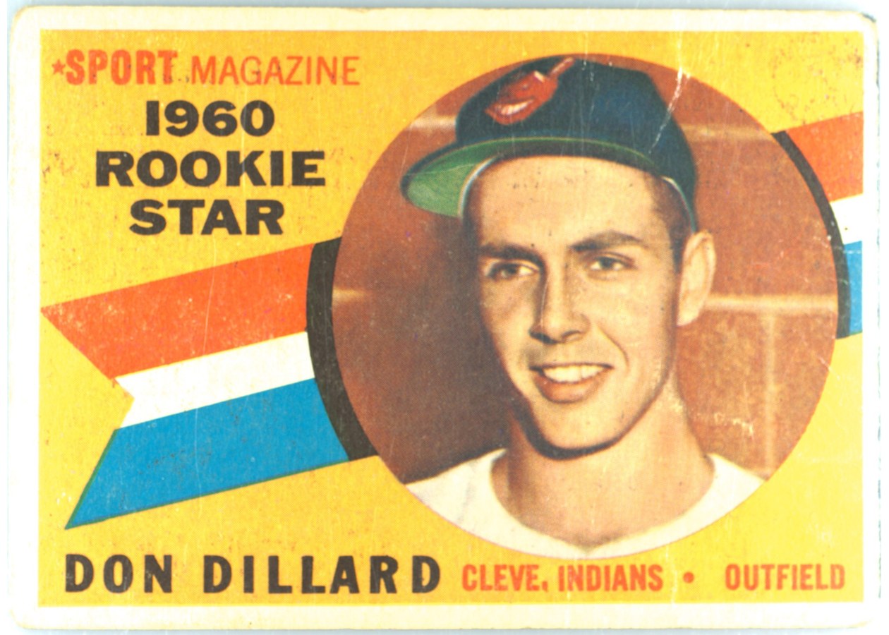 1960 Topps #122 Don Dillard, Cleveland Indians