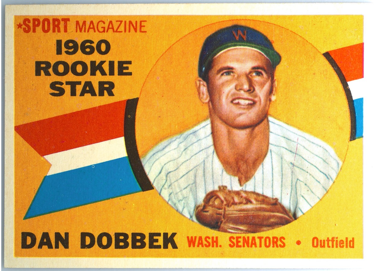 1960 Topps #123 Dan Dobbek, Washington Senators