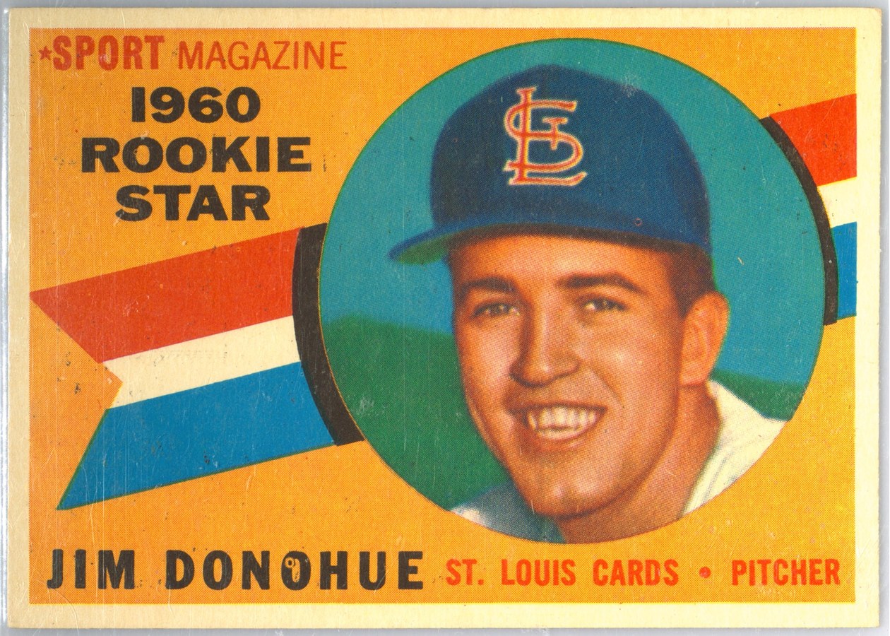 1960 Topps #124 Jim Donohue, St. Louis Cardinals