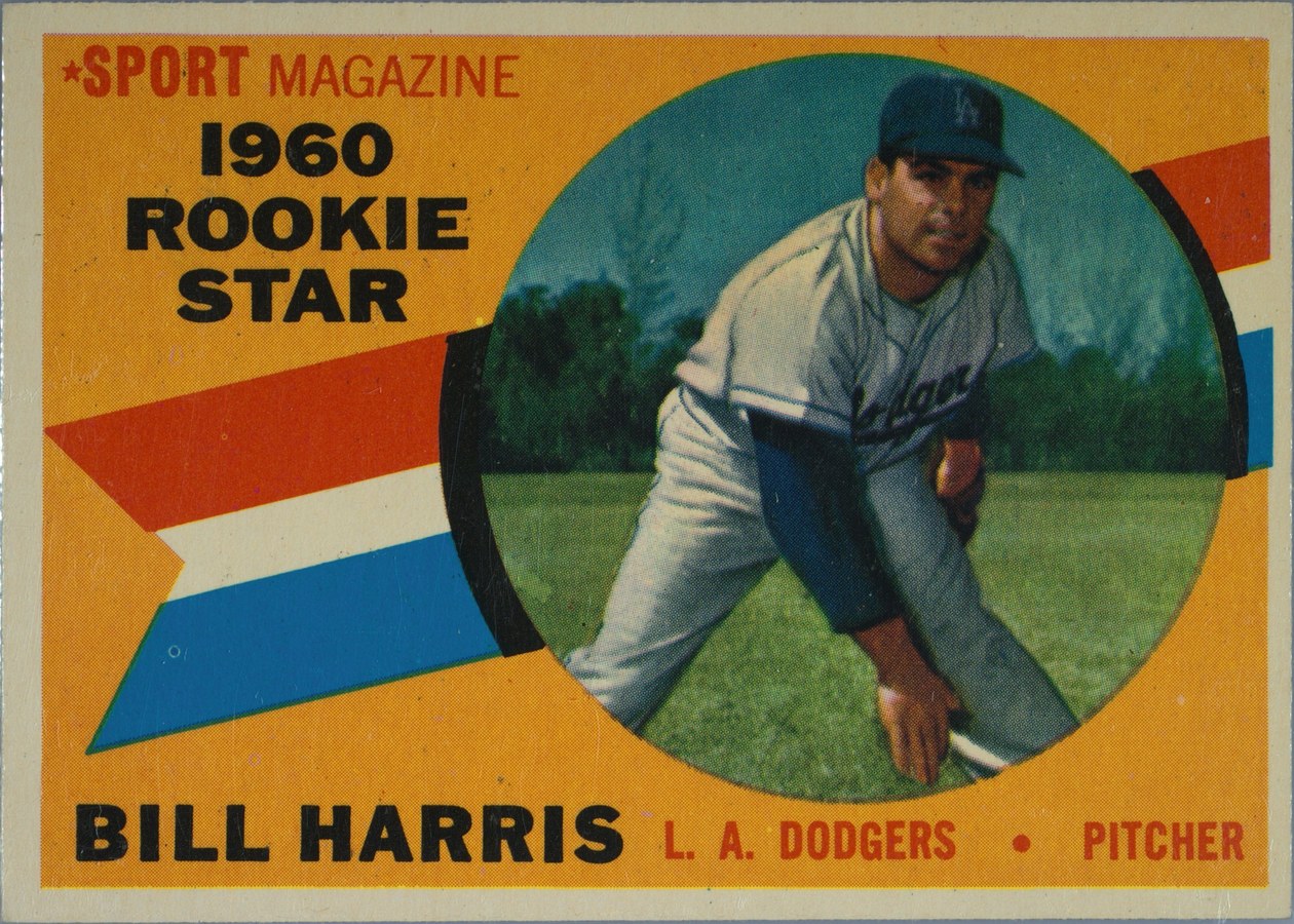 1960 Topps #128 Bill Harris, Los Angeles Dodgers