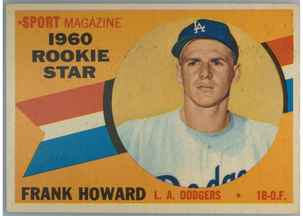 1960 Topps #132 Frank Howard, Los Angeles Dodgers