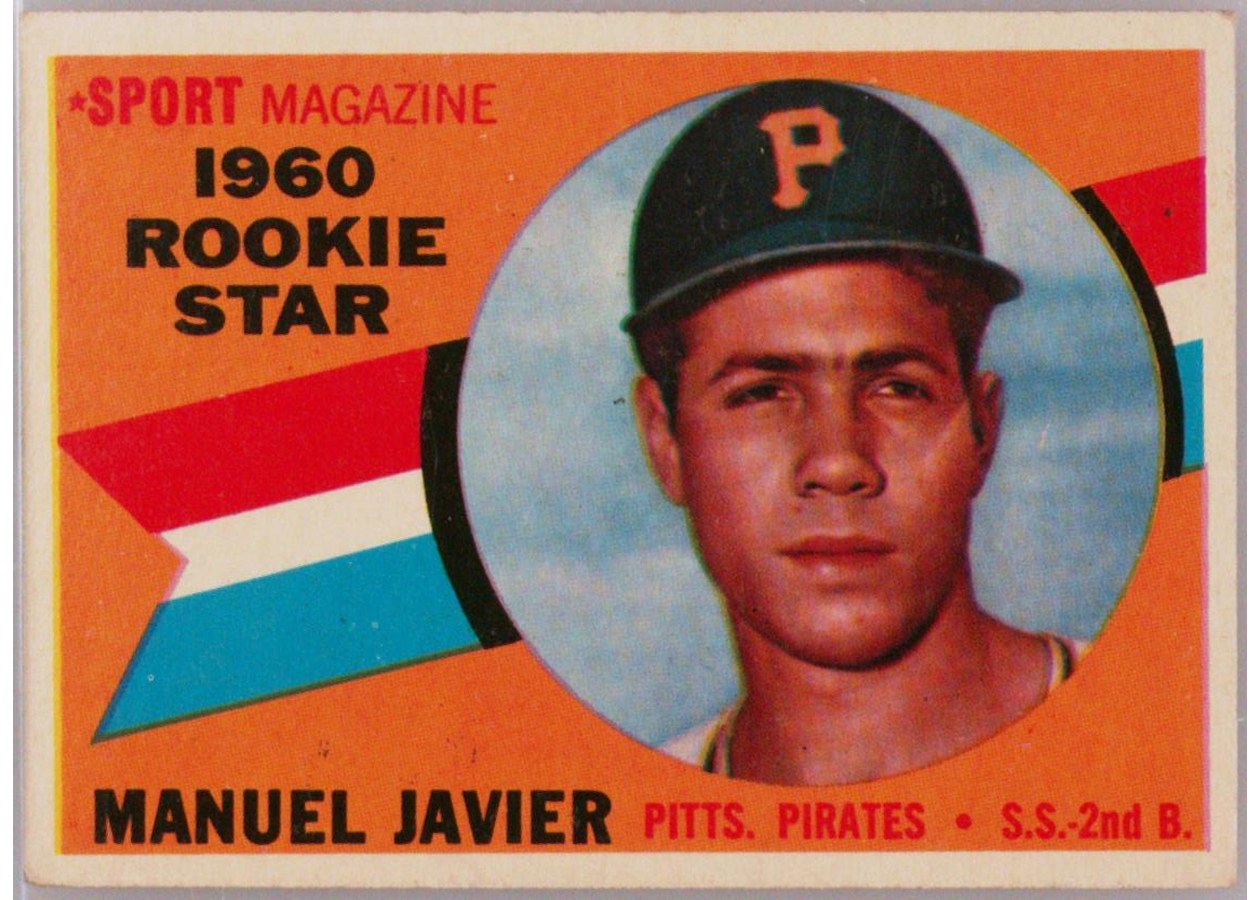 1960 Topps #133 Manuel Javier, Pittsburgh Pirates
