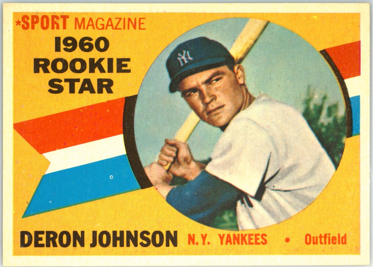 1960 Topps #134 Deron Johnson, New York Yankees