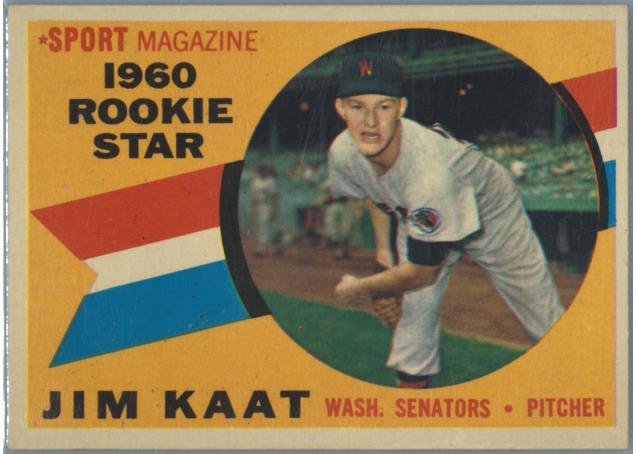 1960 Topps #136 Jim Kaat, Washington Senators