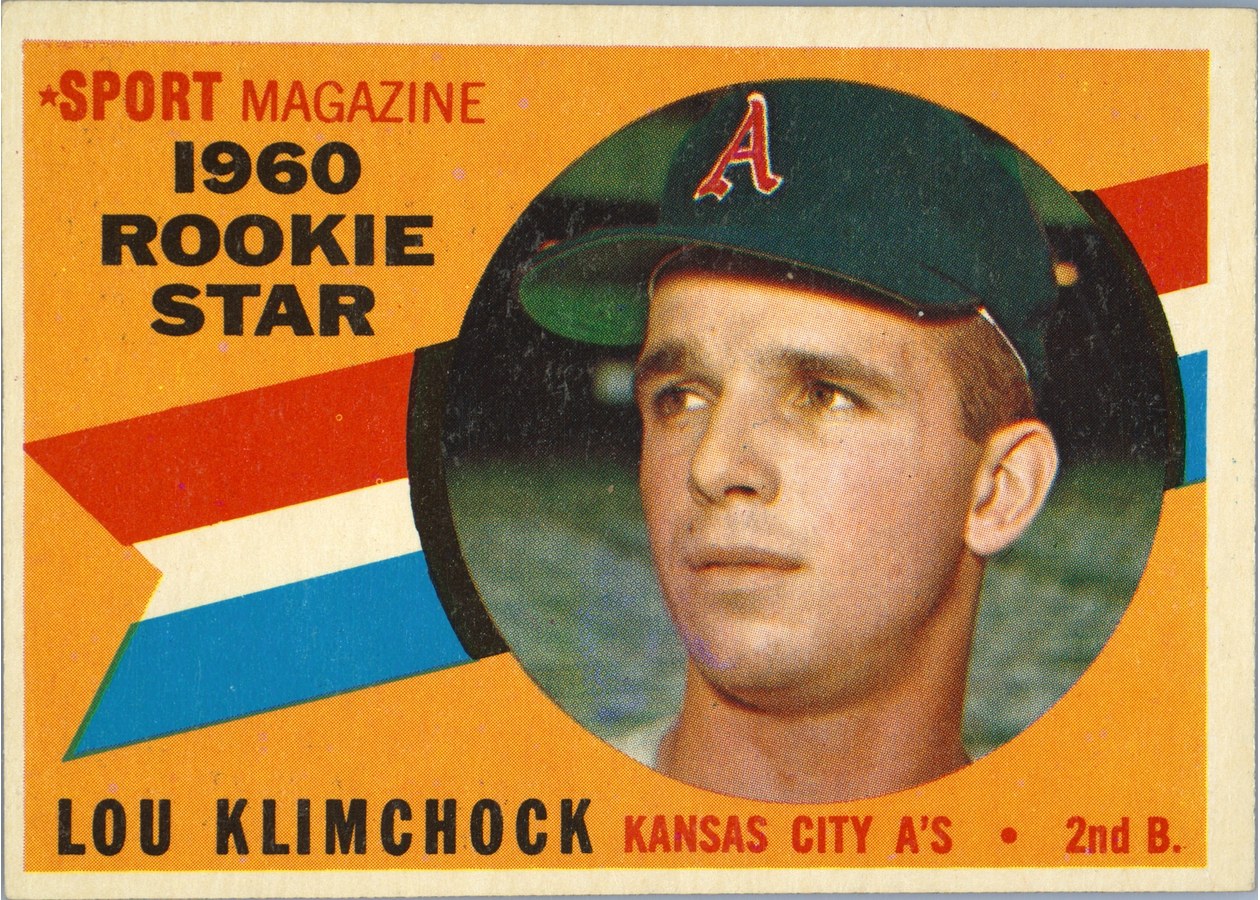 1960 Topps #137 Lou Klimchock, Kansas City Athletics
