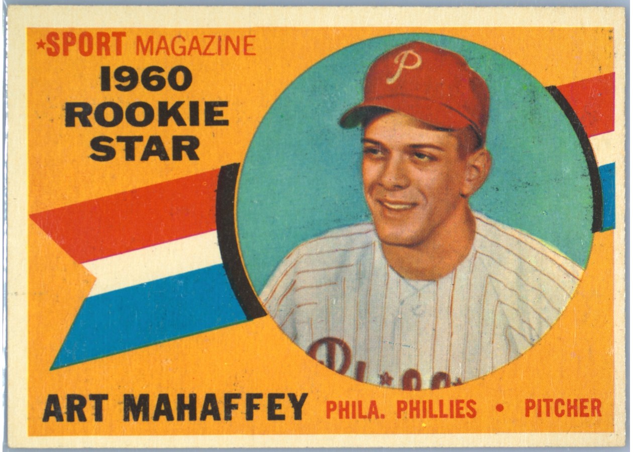 1960 Topps #138 Art Mahaffey, Philadelphia Phillies