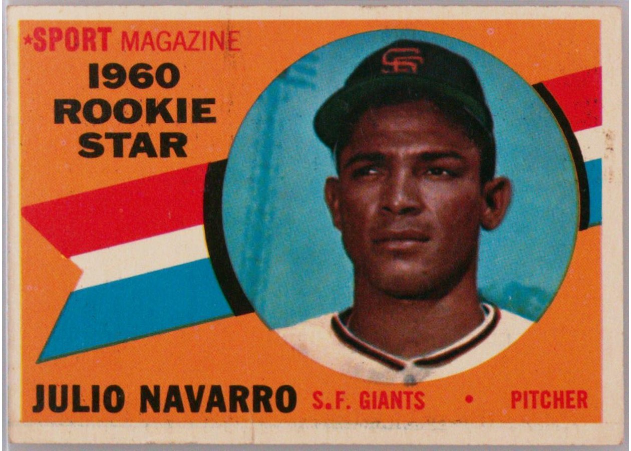 1960 Topps #140 Julio Navarro, San Francisco Giants