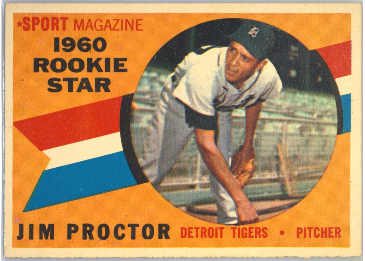 1960 Topps #141 Jim Proctor, Detroit Tigers