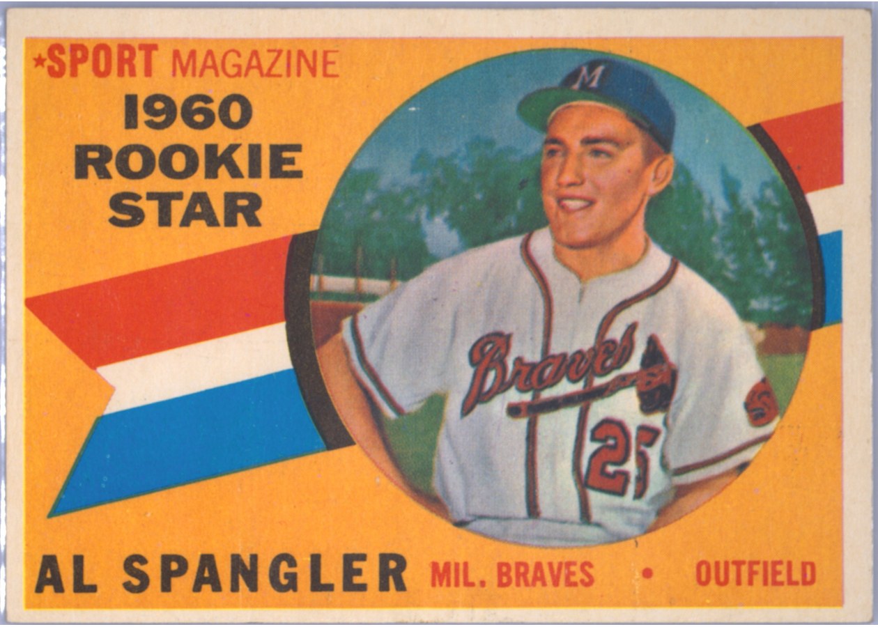 1960 Topps #143 Al Spangler, Milwaukee Braves