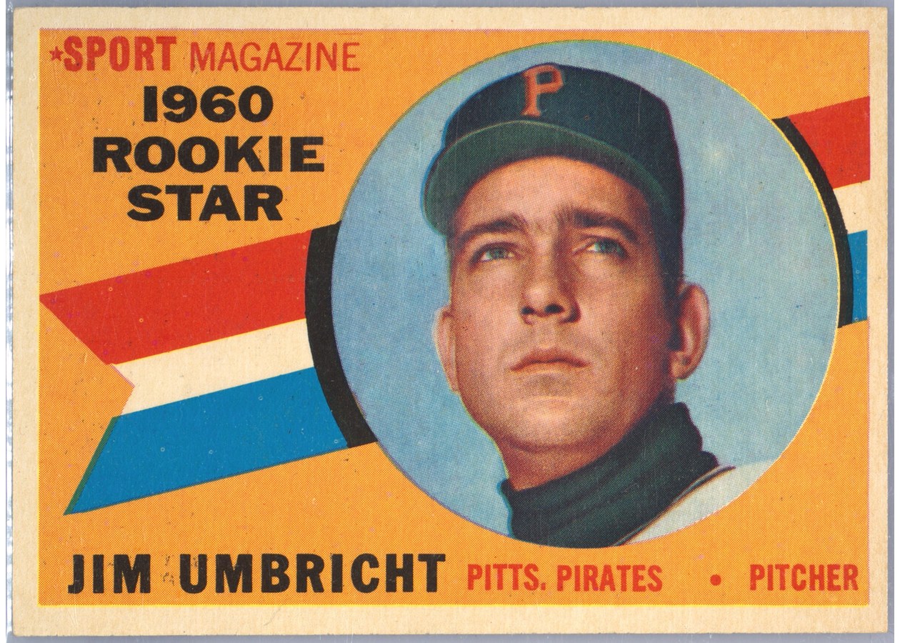 1960 Topps #145 Jim Umbricht, Pittsburgh Pirates