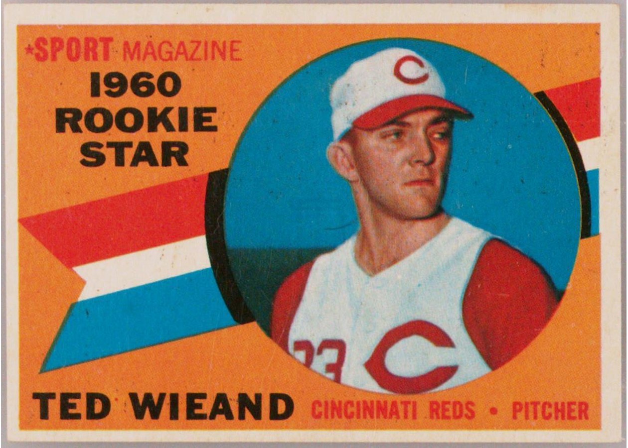 1960 Topps #146 Ted Wieand, Cincinnati Reds