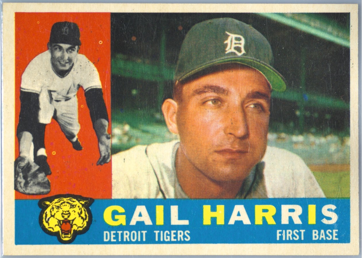 1960 Topps #152 Gail Harris, Detroit Tigers
