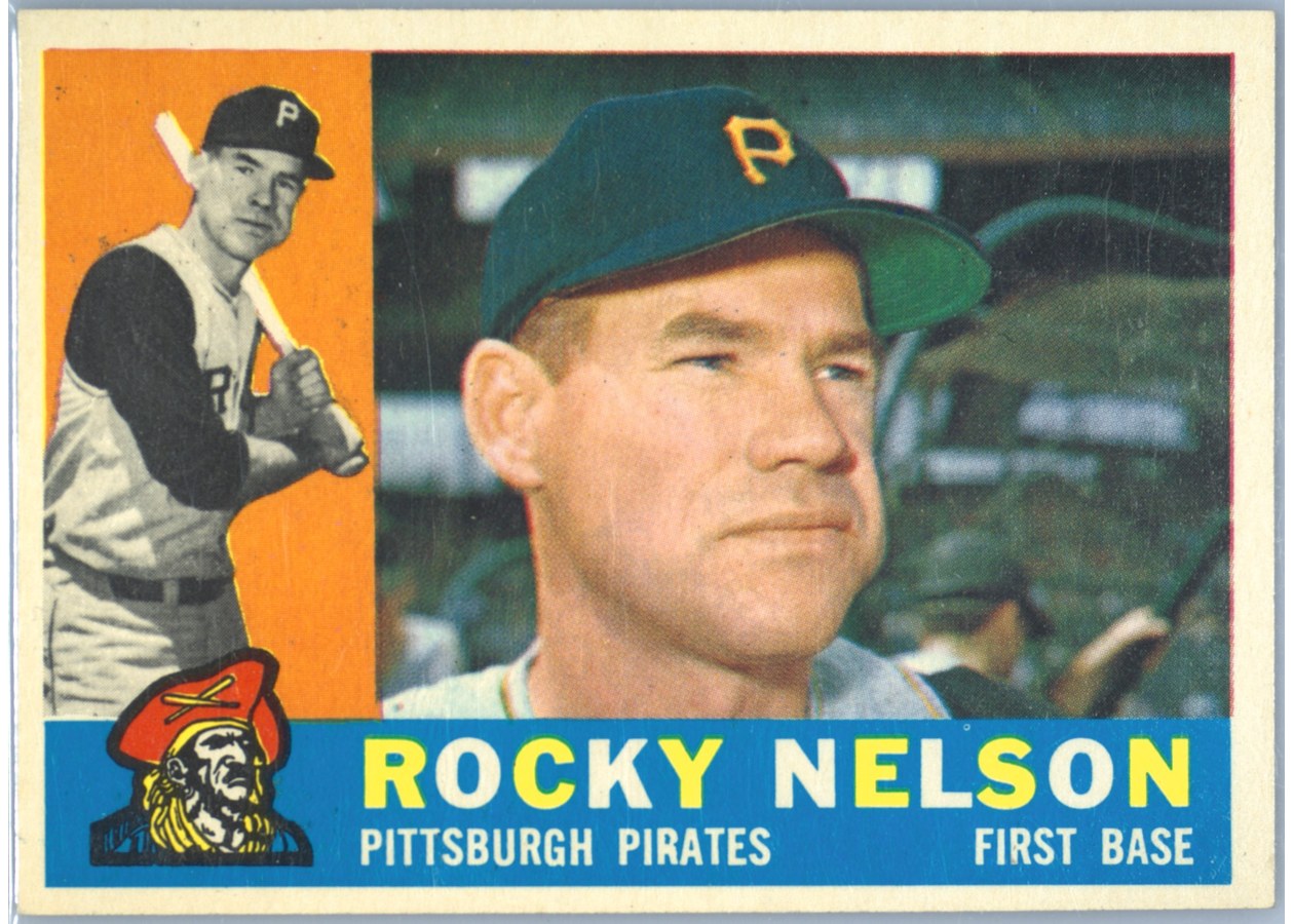 1960 Topps #157 Rocky Nelson, Pittsburgh Pirates