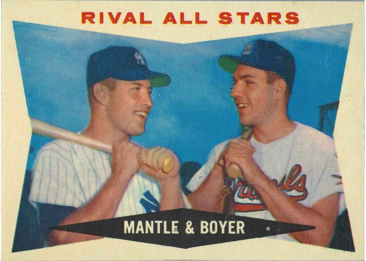 1960 Topps #160 Rival All Stars, New York Yankees
