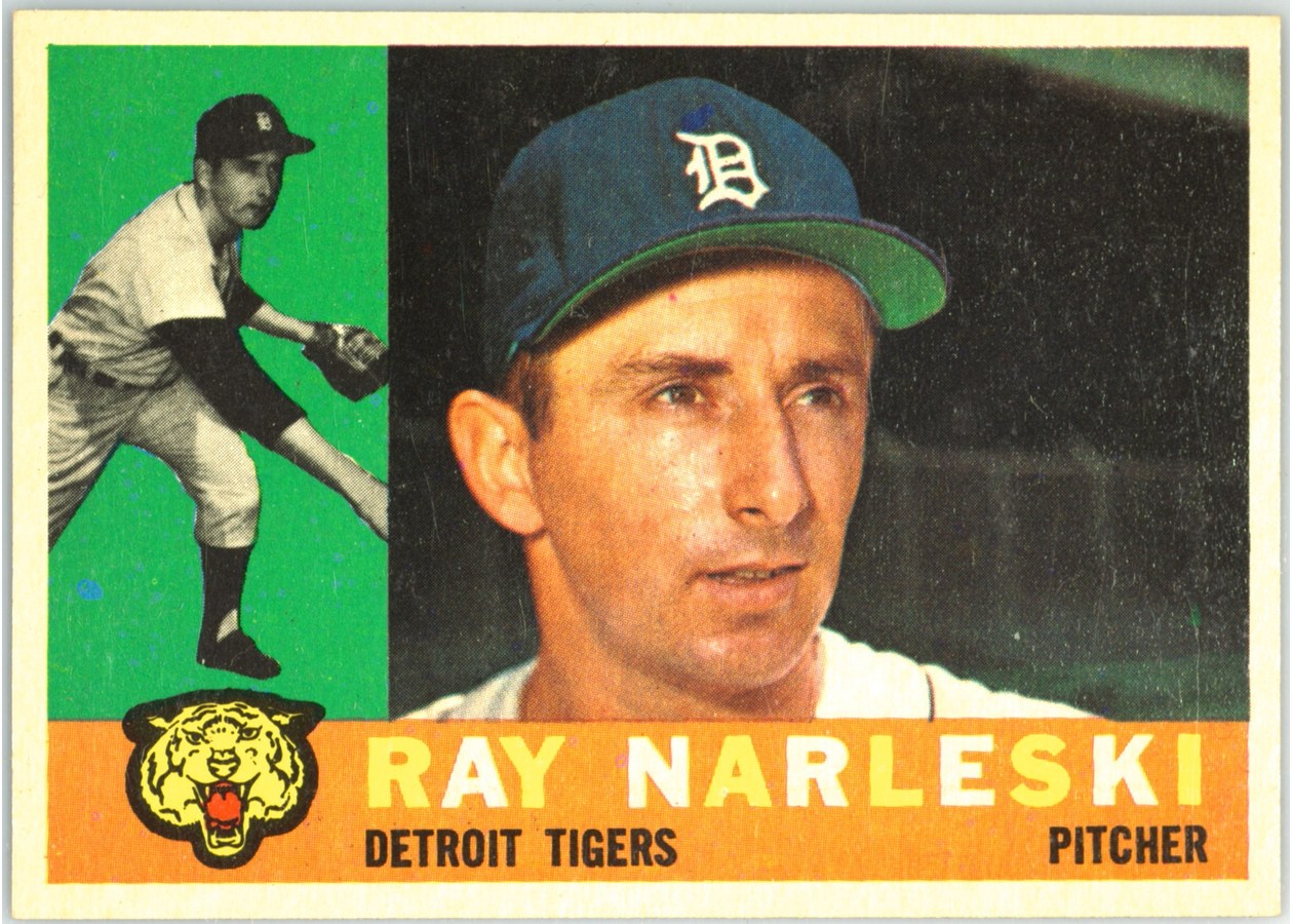 1960 Topps #161 Ray Narleski, Detroit Tigers