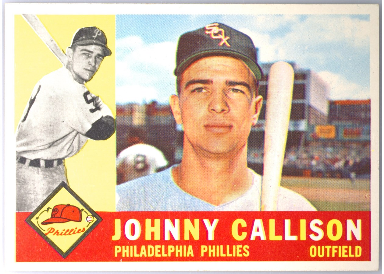 1960 Topps #17 Johnny Callison, Philadelphia Phillies