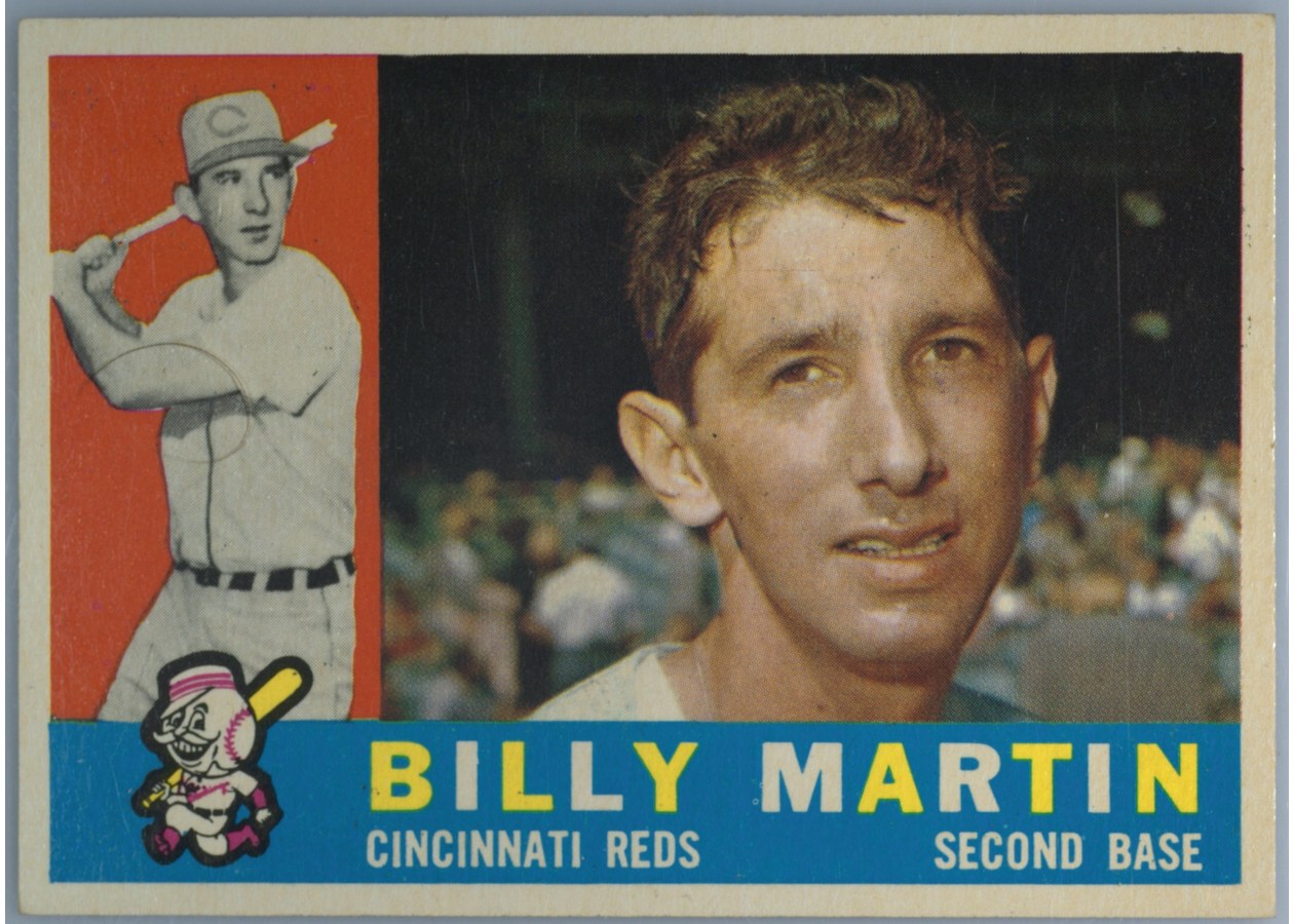 1960 Topps #173 Billy Martin, Cincinnati Reds
