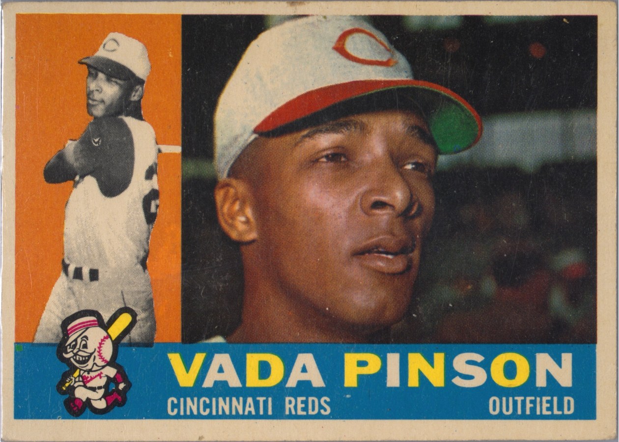 1960 Topps #176 Vada Pinson, Cincinnati Reds