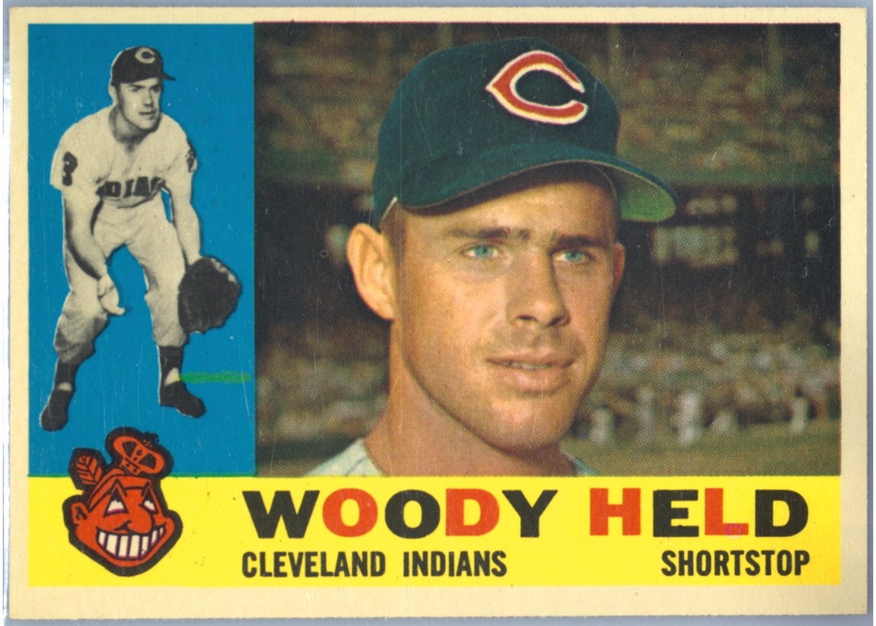 1960 Topps #178 Woodie Held, Cleveland Indians