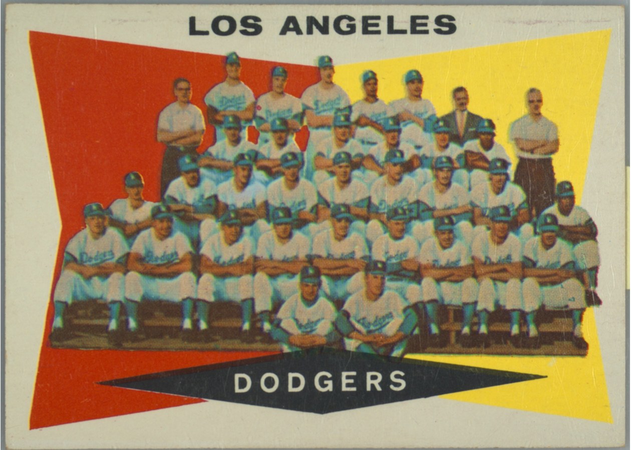 1960 Topps #18 Los Angeles Dodgers