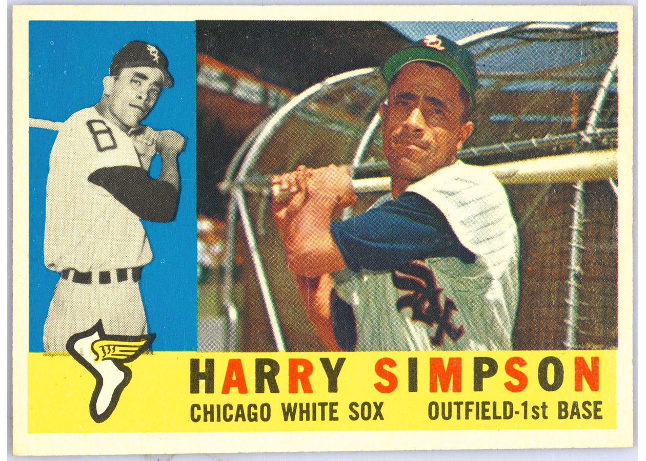1960 Topps #180 Harry Simpson, Chicago White Sox