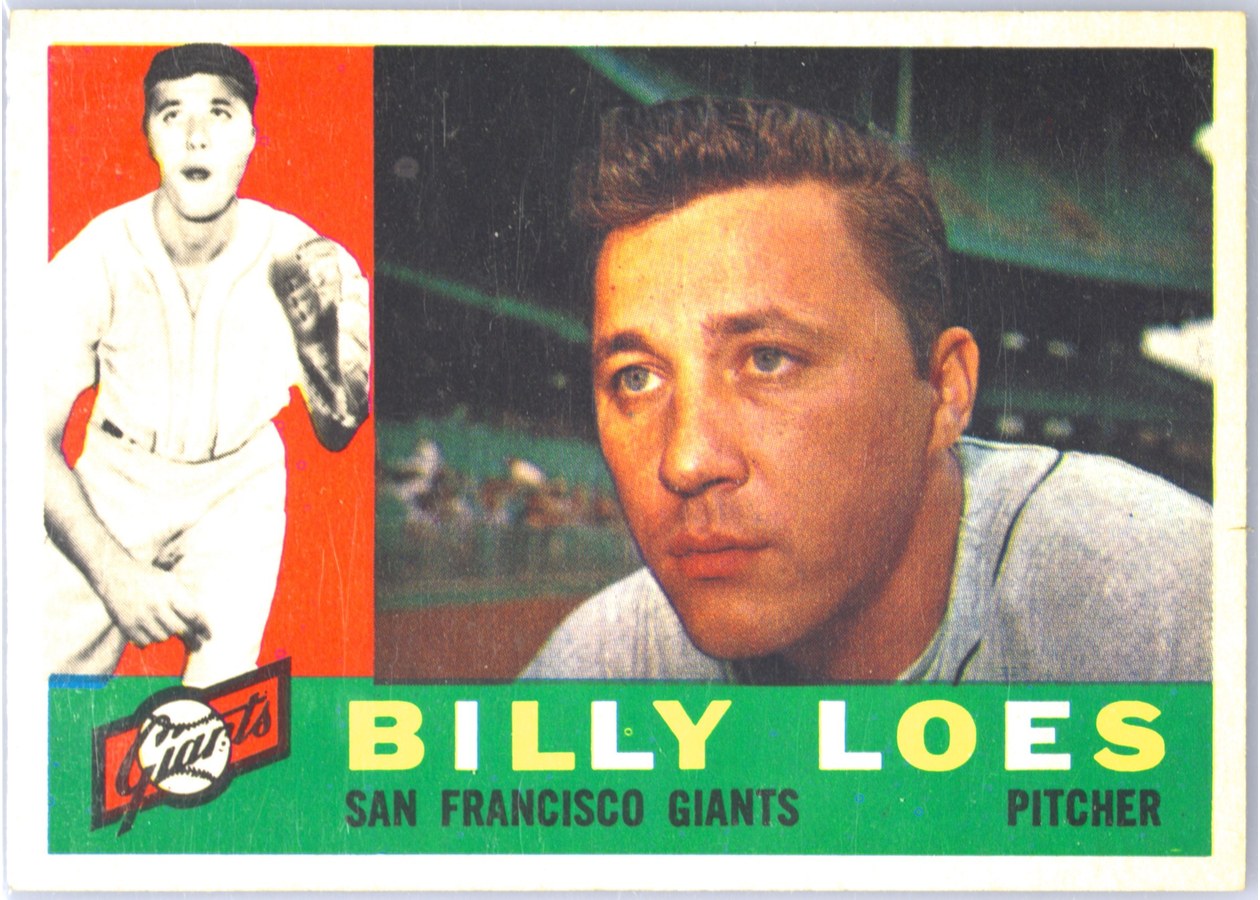 1960 Topps #181 Billy Loes, San Francisco Giants
