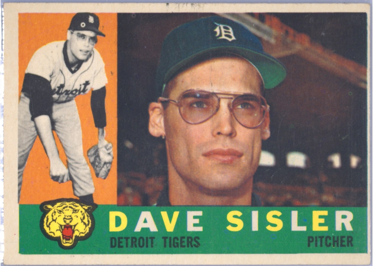 1960 Topps #186 Dave Sisler, Detroit Tigers