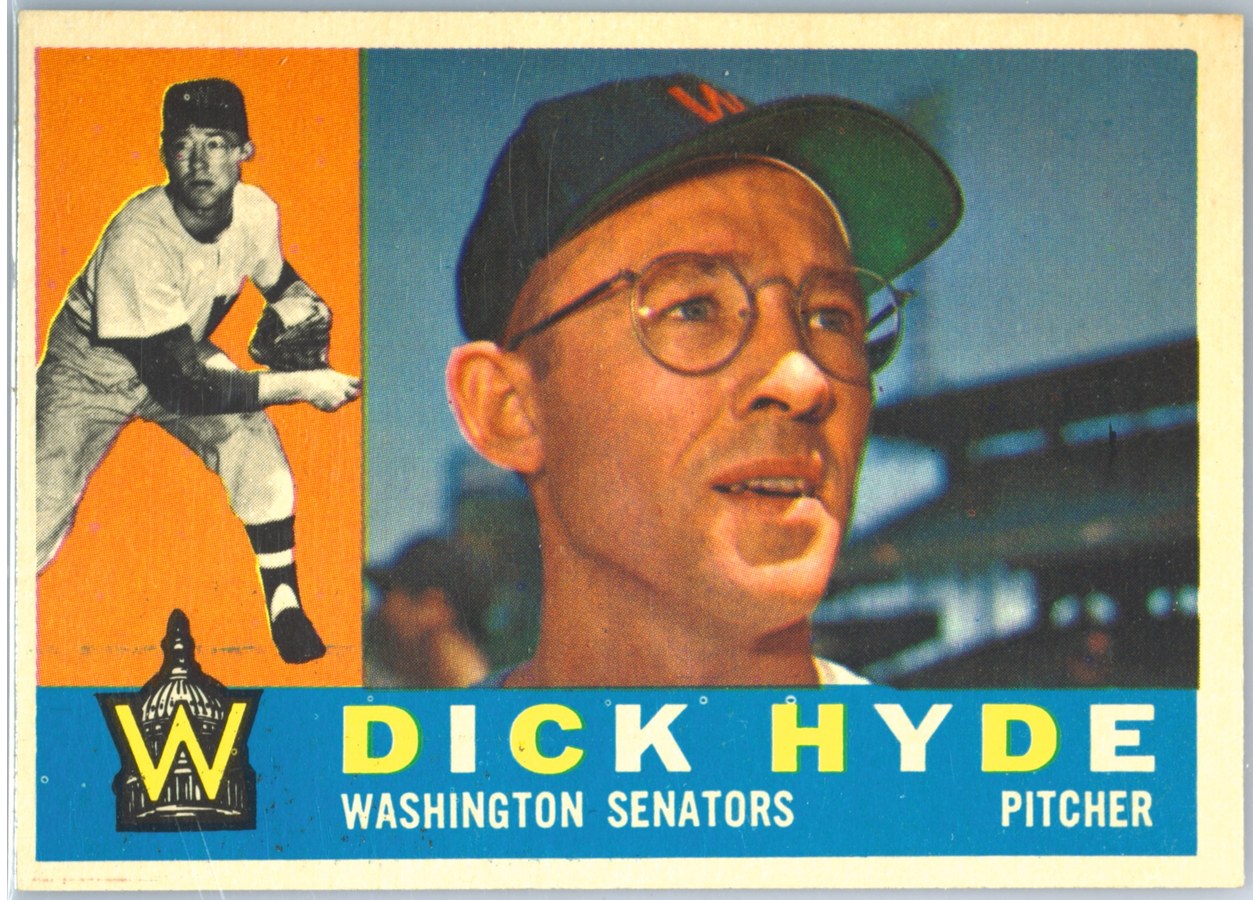 1960 Topps #193 Dick Hyde, Washington Senators