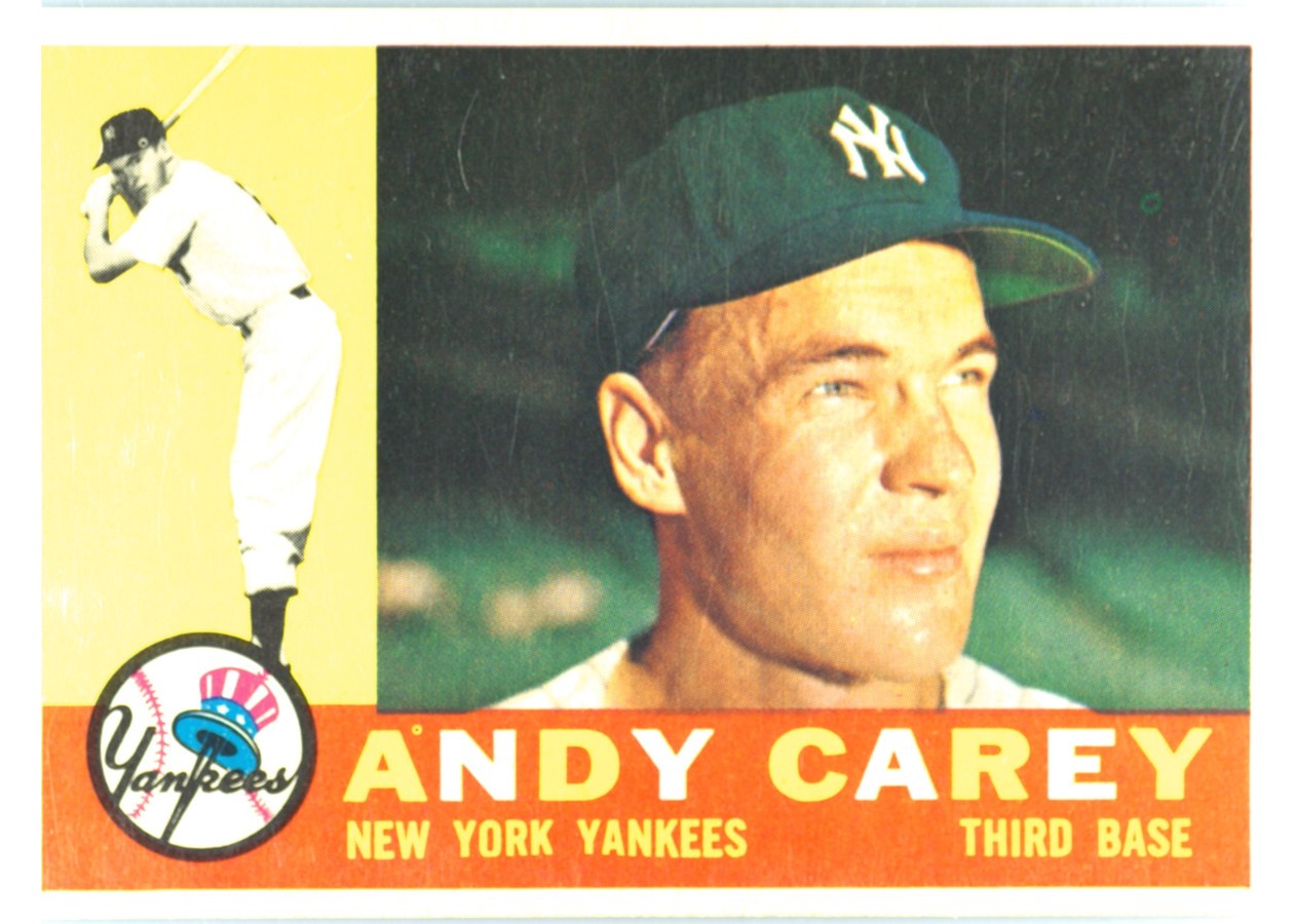 1960 Topps #196 Andy Carey, New York Yankees