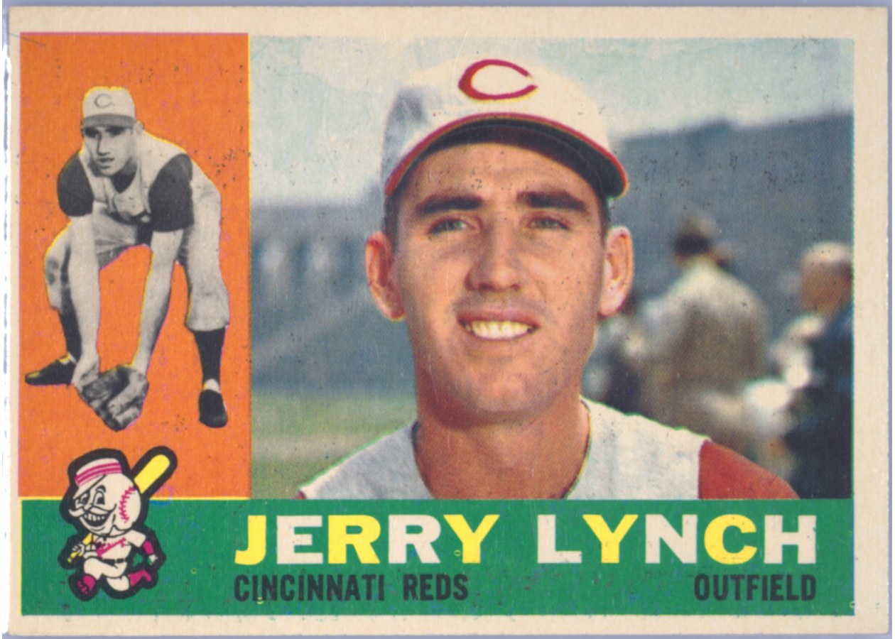 1960 Topps #198 Jerry Lynch, Cincinnati Reds
