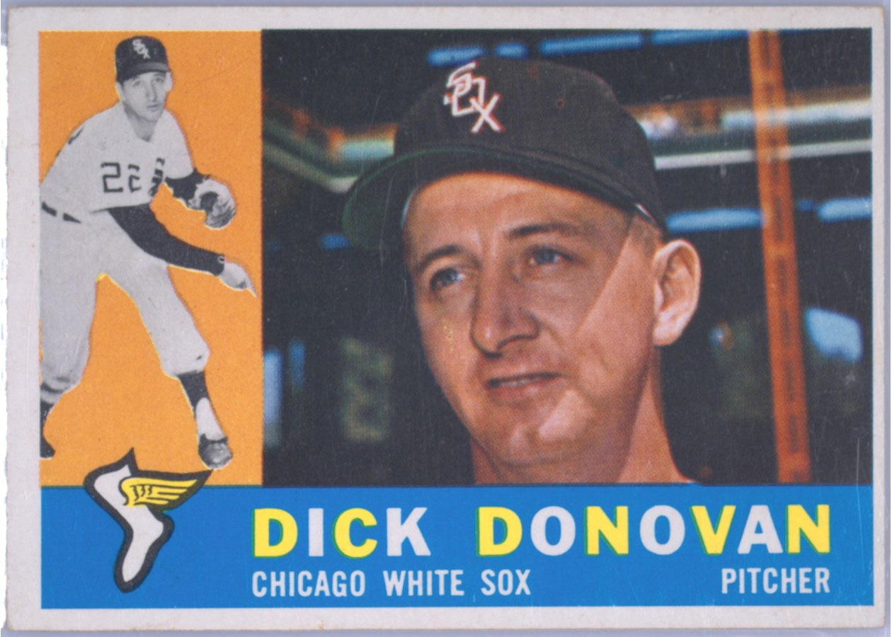 1960 Topps #199 Dick Donovan, Chicago White Sox