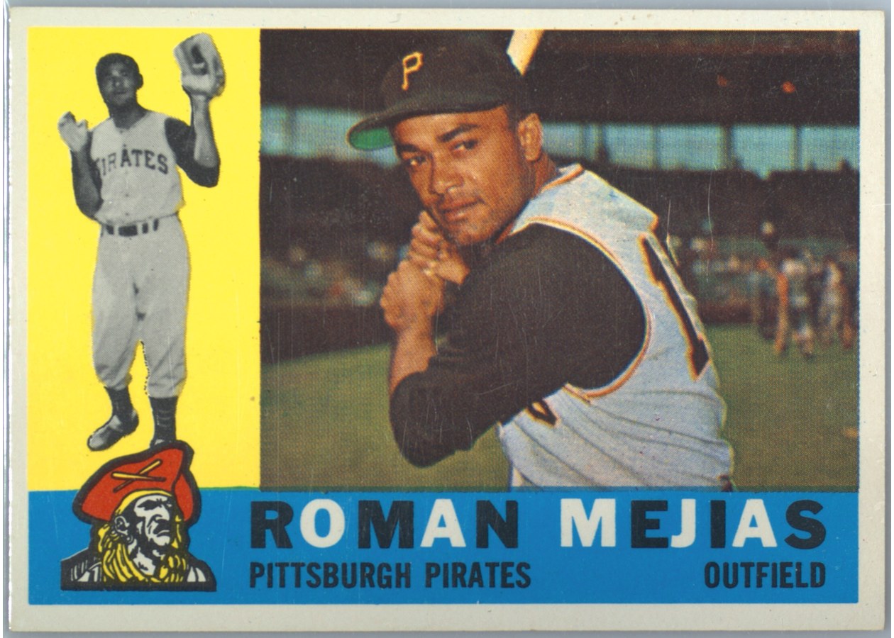 1960 Topps #2 Roman Mejias, Pittsburgh Pirates
