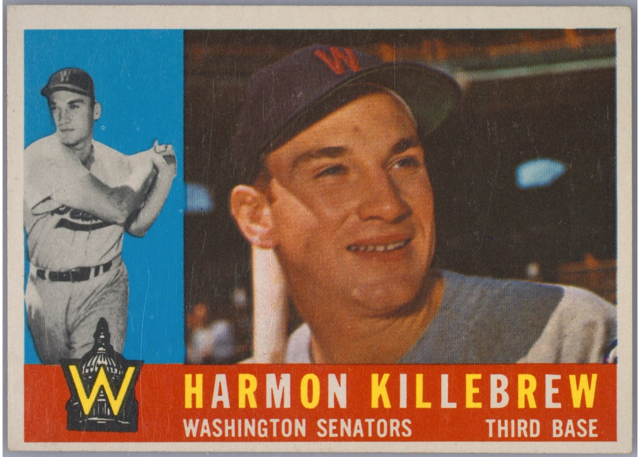 1960 Topps #210 Harmon Killebrew, Washington Senators