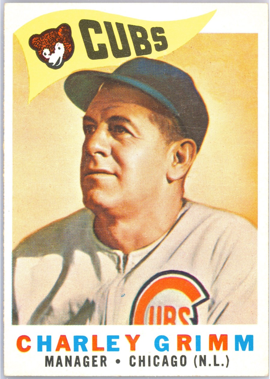 1960 Topps #217 Charley Grimm, Chicago Cubs