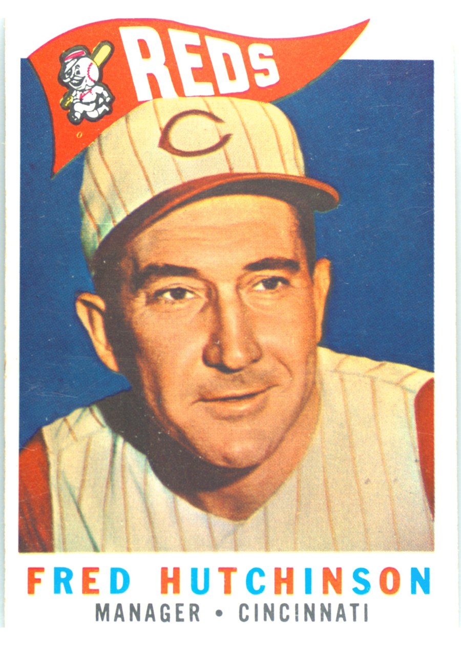 1960 Topps #219 Fred Hutchinson, Cincinnati Reds