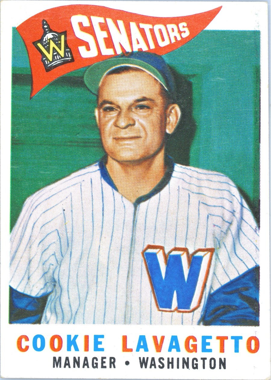 1960 Topps #221 Cookie Lavagetto, Washington Senators