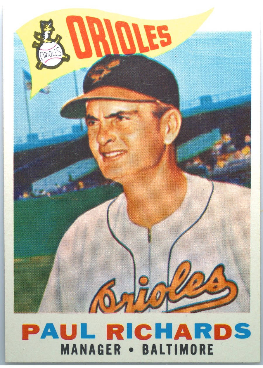 1960 Topps #224 Paul Richards, Baltimore Orioles