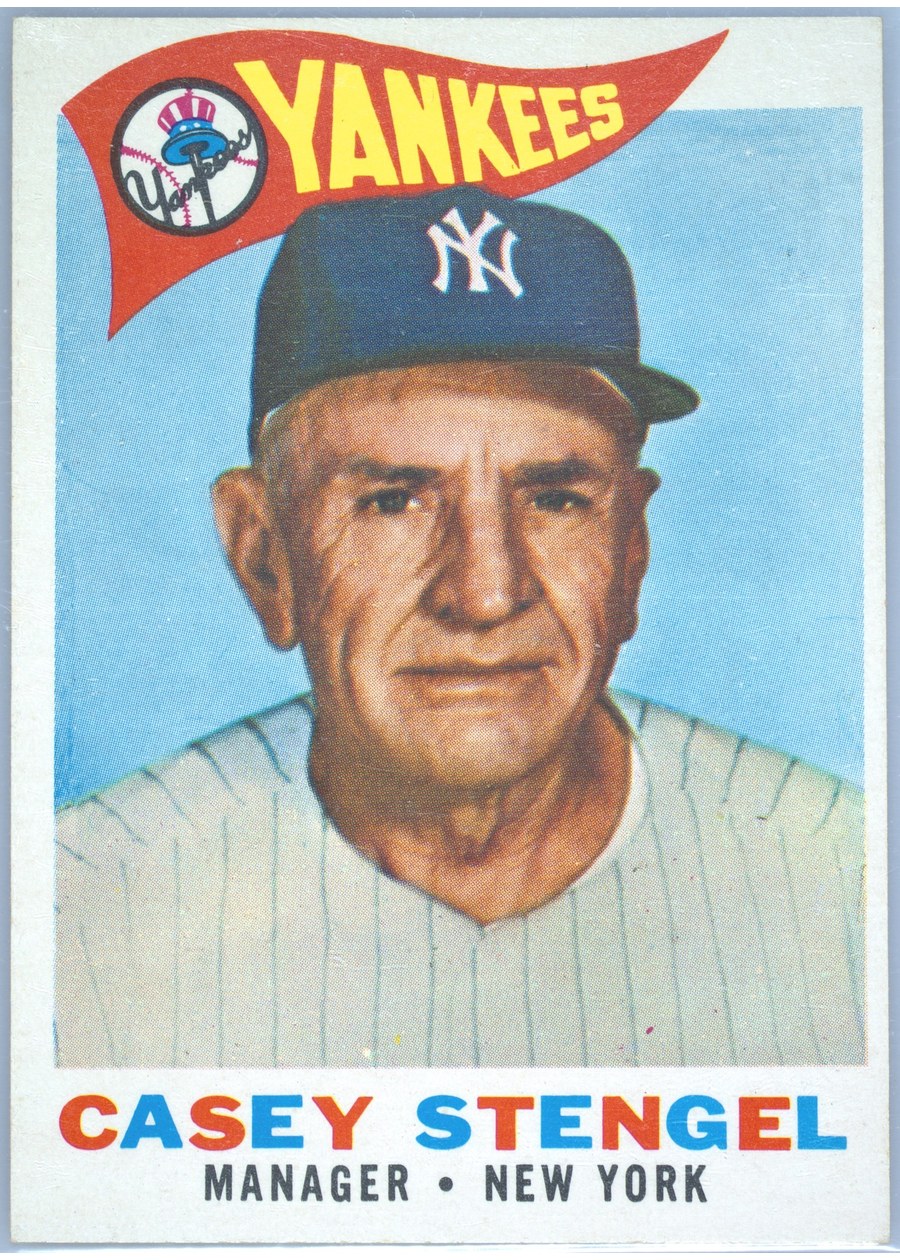 1960 Topps #227 Casey Stengel, New York Yankees
